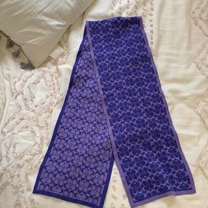 Coach reversible light purple and blue/deep purple